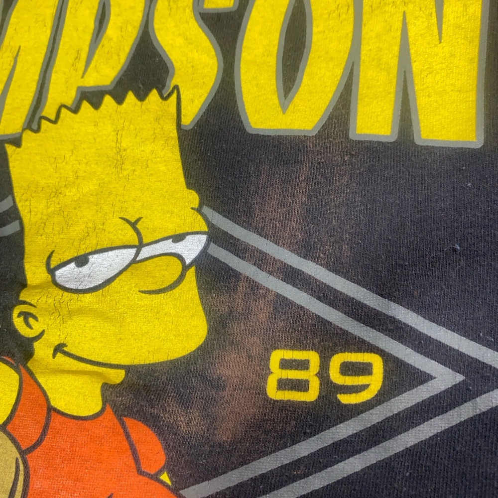 Vintage Bart Simpson Black Graphic Tee - Picture 8 of 8